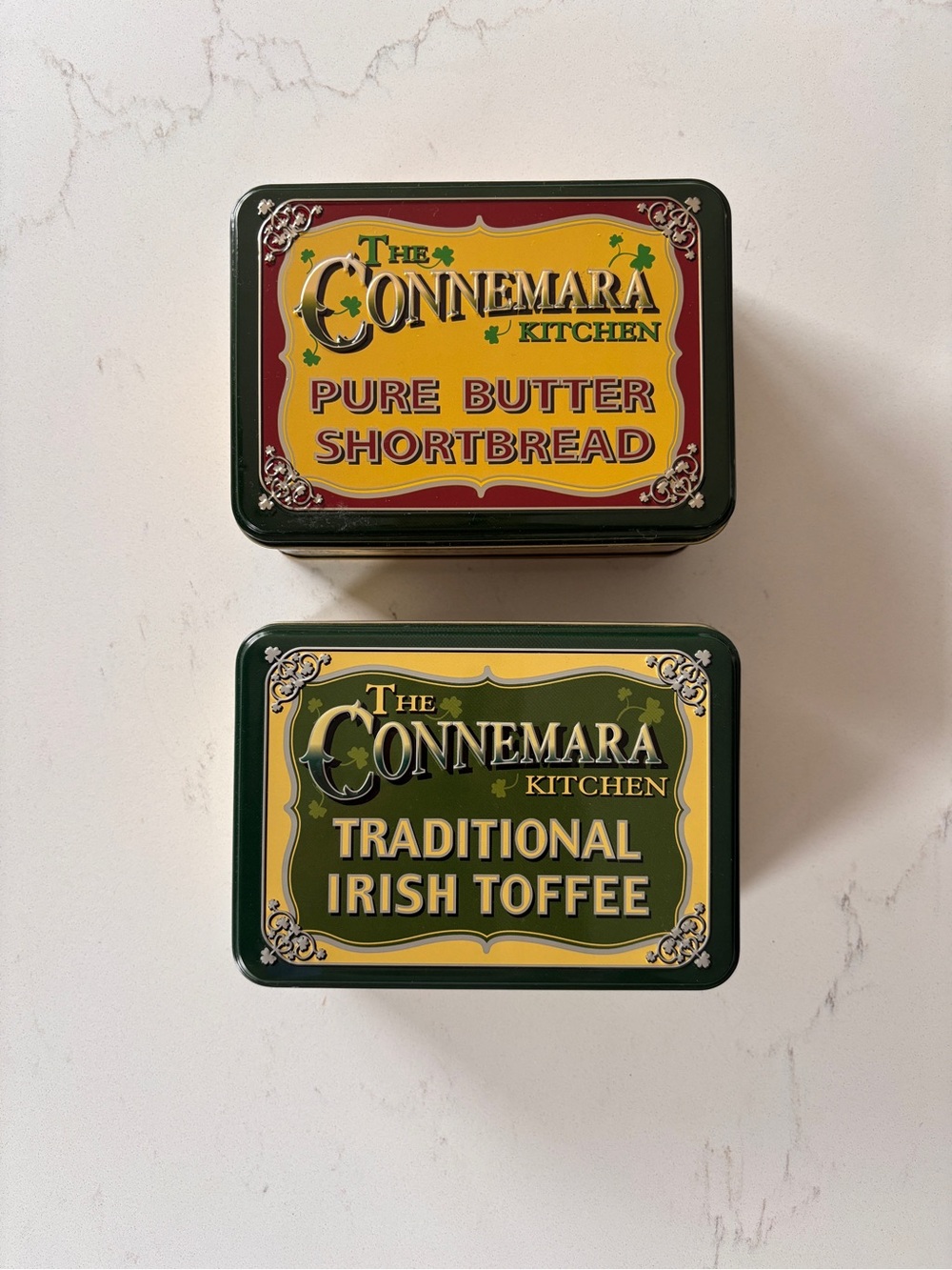 Irish Toffee / Shortbread Collectible Metal Tins